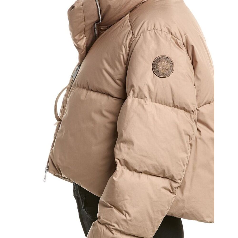 Canada Goose Womens  Garnet Quilted Down Jacket, Beige - Picture 4 of 5